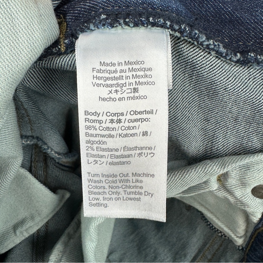 J. Crew Men's 484 Slim Fit Tapered Leg Stretch Jeans Size 29x32 - Picture 8 of 8